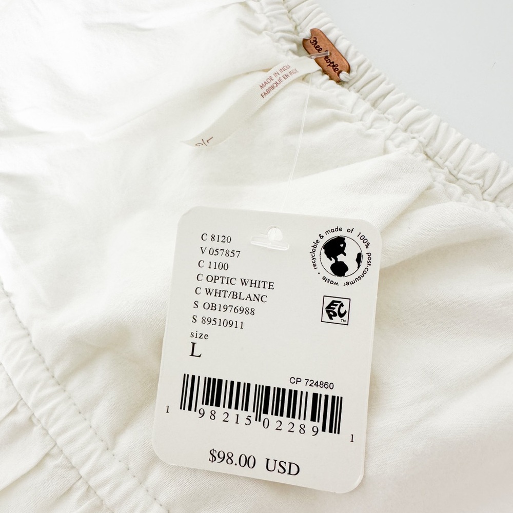 Free People Wildest Dream Mini in White size Large NWT - Picture 12 of 16
